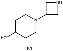 1-(3-AZETIDINYL)-4-PIPERIDINOL DIHYDROCHLORIDE Structure