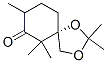1,3-Dioxaspiro[4.5]decan-7-one,2,2,6,6,8-pentamethyl-,(5S)-(9CI),810682-18-9,结构式