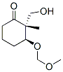 Cyclohexanone, 2-(hydroxymethyl)-3-(methoxymethoxy)-2-methyl-, (2R,3S)- (9CI),810682-25-8,结构式