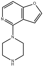 4-PIPERAZIN-1-YL-FURO[3,2-C]PYRIDINE Structure