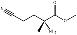 Isovaline,  4-cyano-,  methyl  ester  (9CI) 结构式