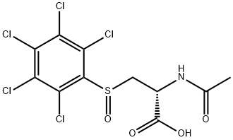 (2R)-2-acetamido-3-(2,3,4,5,6-pentachlorophenyl)sulfinyl-propanoic aci d|