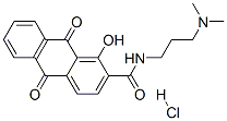 81085-99-6 2-Anthracenecarboxamide, N-(3-(dimethylamino)propyl)-9,10-dihydro-1-hy droxy-9,10-dioxo-, monohydrochloride