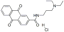 N-(3-diethylaminopropyl)-9,10-dioxo-anthracene-2-carboxamide hydrochlo ride|