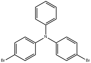 4,4'-ジブロモトリフェニルアミン 化学構造式