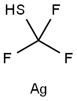 三氟甲烷硫醇银,811-68-7,结构式