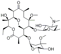 11-O-メチルクラリスロマイシン 化学構造式