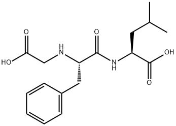 CARBOXYMETHYL-PHE-LEU-OH 化学構造式