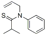 Propanethioamide,  2-methyl-N-phenyl-N-2-propenyl-  (9CI) Structure