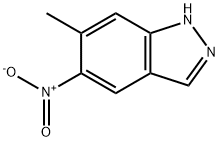 5-硝基-6-甲基-1H吲唑,81115-43-7,结构式