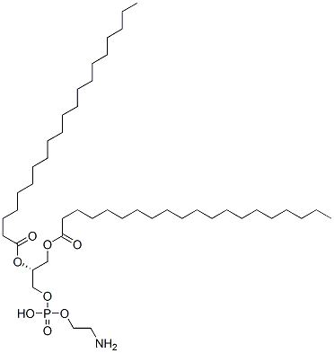 (R)-1-[[[(2-aminoethoxy)hydroxyphosphinyl]oxy]methyl]ethylene diicosanoate Structure