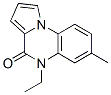 Pyrrolo[1,2-a]quinoxalin-4(5H)-one, 5-ethyl-7-methyl- (9CI) Structure