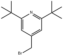 4-(溴甲基)-2,6-二(叔丁基)吡啶, 81142-32-7, 结构式