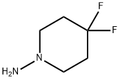 4,4-Difluoro-piperidin-1-ylamine 化学構造式