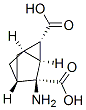 Tricyclo[2.2.1.02,6]heptane-1,3-dicarboxylic acid, 3-amino-, (1R,2S,3S,4R,6R)- (9CI),811443-29-5,结构式