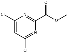 Methyl  4,6-dichloropyrimidine-2-carboxylate Structure
