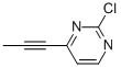 2-CHLORO-4-(PROP-1-YNYL)PYRIMIDINE Structure