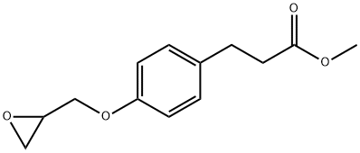 BENZENEPROPANOICACID,4-(OXIRANYLMETHOXY)-,METHYLESTER Struktur