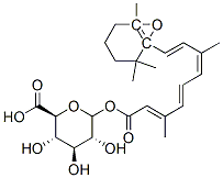 5,6-epoxyretinoyl glucuronide 化学構造式