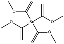 Tetrakis-(1-methoxyvinyl)-tin Struktur