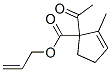 2-Cyclopentene-1-carboxylicacid,1-acetyl-2-methyl-,2-propenylester(9CI) 结构式