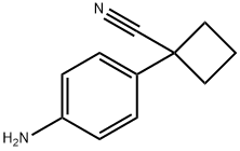 1-(4-氨基苯基)环丁烷甲腈,811803-25-5,结构式