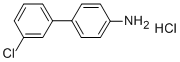 4-アミノ-3'-フルオロビフェニル塩酸塩 化学構造式