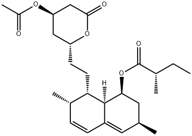 ACETYLLOVASTATIN Structure