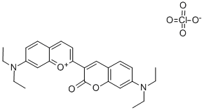 7-DIETHYLAMINO-2-(7-DIETHYLAMINO-2-OXOCHROMAN-3-YL)CHROMYLIUM PERCHLORATE,81190-25-2,结构式