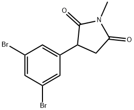 3,5-dibromophenylsuccinic acid N-methylimide 化学構造式