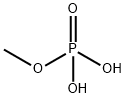 methyl dihydrogen phosphate  Struktur