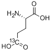 L-GLUTAMIC ACID (5-13C), 81202-00-8, 结构式