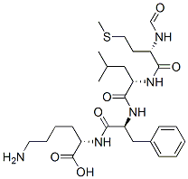 N-formylmethionyl-leucyl-phenylalanyl-lysine,81213-55-0,结构式