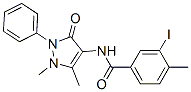 N-(1,5-dimethyl-3-oxo-2-phenyl-pyrazol-4-yl)-3-iodo-4-methyl-benzamide Structure