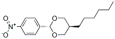 1,3-Dioxane, 5-hexyl-2-(4-nitrophenyl)-, trans-,81221-26-3,结构式