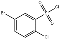 5-bromo-2-chlorobenzene-1-sulfonyl chloride Structure