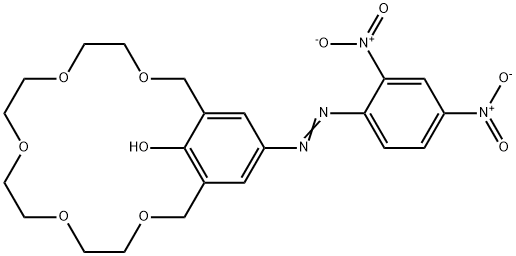 18-冠-5[4-(2,4-二硝基苯偶氮)苯酚], 81238-58-6, 结构式