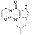 1-Allyl-3-isobutyl-8-methylxanthine Structure