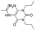 Acetamide,  N-(6-amino-1,2,3,4-tetrahydro-2,4-dioxo-1,3-dipropyl-5-pyrimidinyl)- Structure