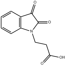 81250-90-0 3-(2,3-ジオキソ-2,3-ジヒドロ-1H-インドール-1-イル)プロパン酸