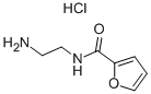 N-(2-氨乙基)-2-呋喃甲酰胺盐酸盐 结构式