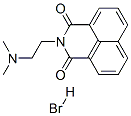 1H-Benz(de)isoquinoline-1,3(2H)-dione, 2-(2-(dimethylamino)ethyl)-, mo nohydrobromide Structure