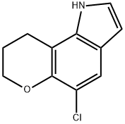 1,7,8,9-Tetrahydro-5-chloropyrano(2,3-g)indole Structure