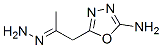 2-Propanone,  1-(5-amino-1,3,4-oxadiazol-2-yl)-,  hydrazone|