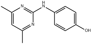 4-[(4,6-DiMethyl-2-pyriMidinyl)aMino]phenol Struktur