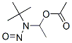 1-((1-Dimethylethyl)nitrosoamino)ethanol acetate (ester) Structure