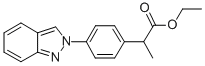 2-(p-(2H-Indazol-2-yl)phenyl)propionic acid ethyl ester|2-(4-甲氧苯基)-2H-吲唑