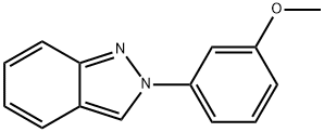 2-(3-メトキシフェニル)-2H-インダゾール 化学構造式