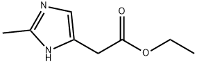 ethyl 2-(2-Methyl-1H-iMidazol-4-yl)acetate 化学構造式