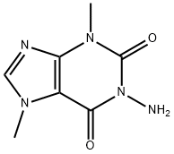 5-氨基-3,7-二甲基黄嘌呤,81281-47-2,结构式